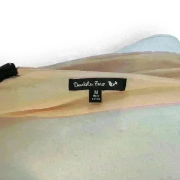 Faux Black Leather Bottom with Beige Top Fit Flare Size Medium NWOT - Picture 4 of 4